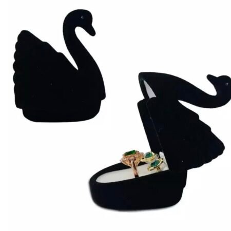 Black Swan: Creative Velvet Mini Jewelry Box