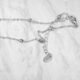 Ball Chain Silver Anklet
