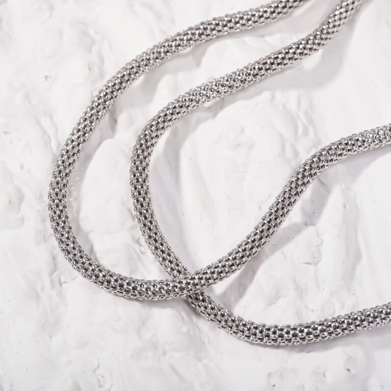 Over Genuine Italian 3mm Mesh Popcorn Chain
