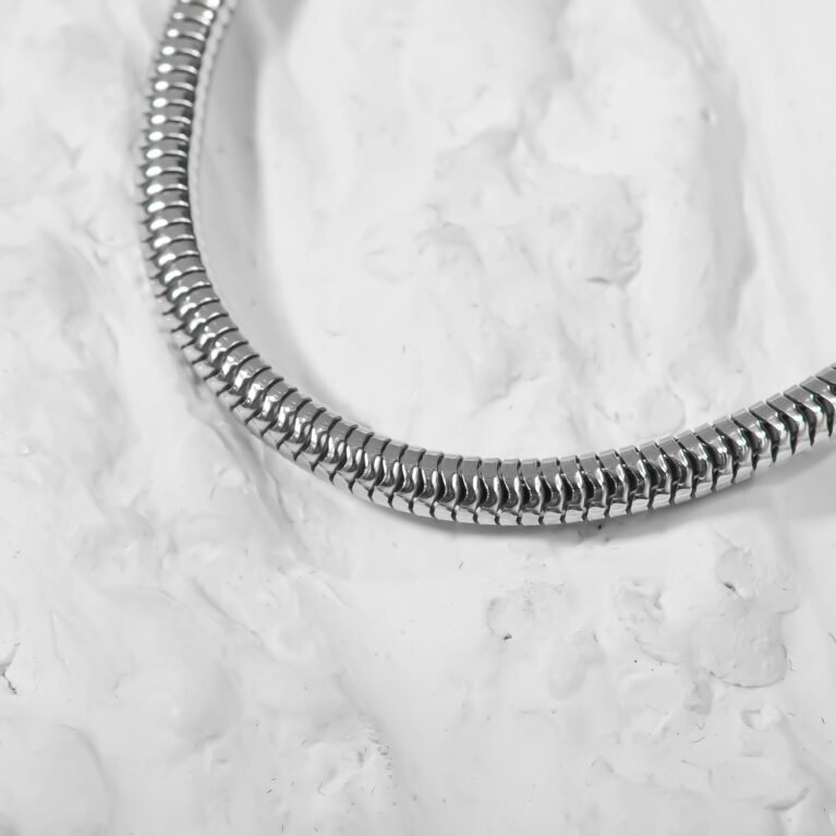Italian 3mm Snake Chain Bracelet Unisex 7inch 18cm