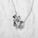 Sibling Flowers necklace.