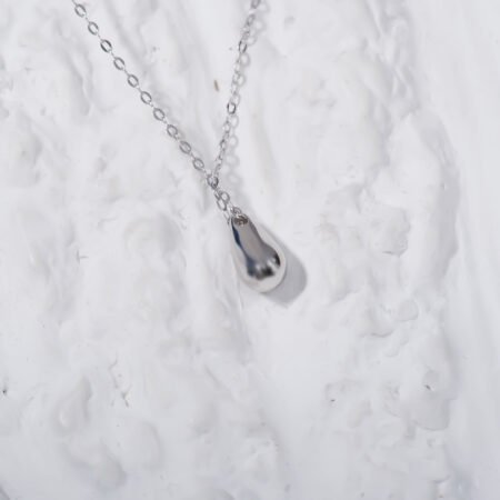 Enlighted Pendulum Silver Finish Necklace