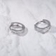Huggie Hoop Silver Earing