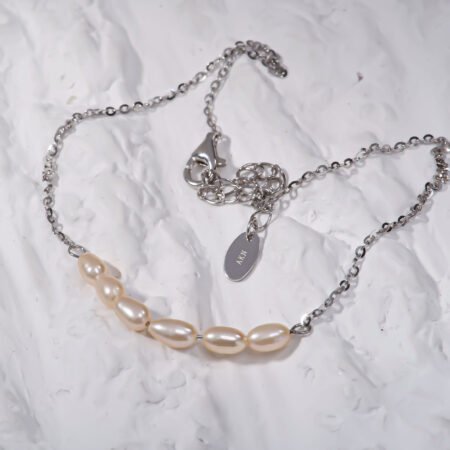 Pearl Silver Anklet