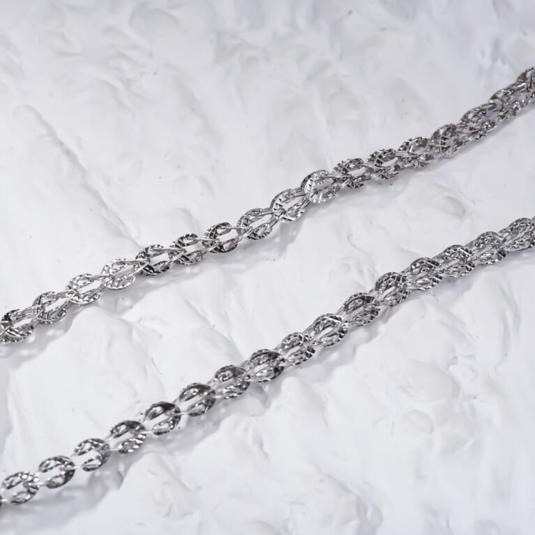PhoenixCraft 3.5mm Handmade Italian Chain - 18+2 Inches