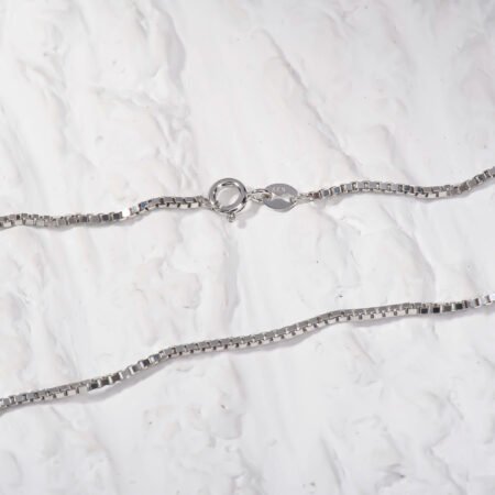 0.6mm Box Chain  Rose Gold 18'' 45cm