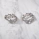 Stone Studded Silver Earing