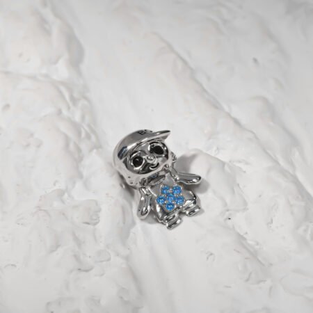 Cute Dude Silver Charm