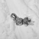 Teddy charm  Silver Charm.
