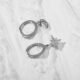 Moon Star Silver Earing