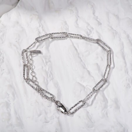 Handmade 3.5mm Paperclip Link Unisex - Adjustable