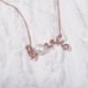 Love with pearl Rose Gold necklace