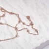 1.0mm Cable Chain with Ball - Rose Gold