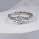Octagon Opulence  6 Prong 1ct Moissanite Ring