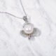 Flower with Pearl Necklace.
