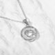 Little Heart on White Enamel necklace