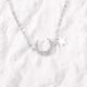 Star and Moon Rose Gold Necklace