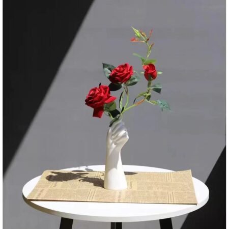 Flower Minimalist Hand style Vase.