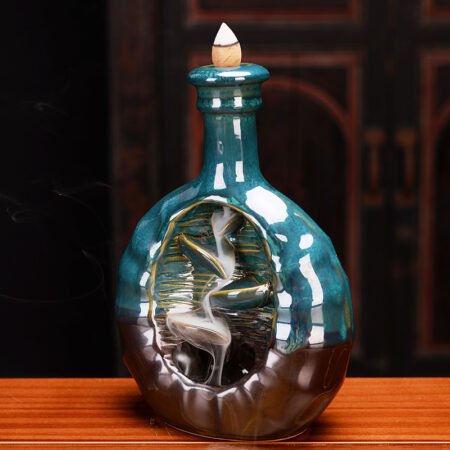 Wine Censer Ceramic Waterfall Incense Burner