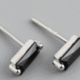 Black Stone Silver Earing