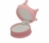 Regal Creative Velvet Mini Jewelry Box - Crown Light Pink