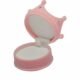 Regal Creative Velvet Mini Jewelry Box - Crown Light Pink