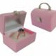 Pink Posh Creative Velvet Mini Jewelry Box - HandBag style