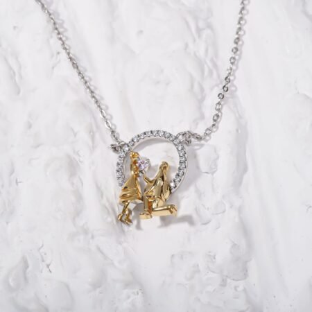 The purpose with moving boy necklace.