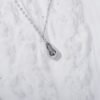 Enlighted Pendulum Silver Finish Necklace