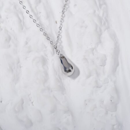 Enlighted Pendulum Silver Finish Necklace