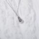 Enlighted Pendulum Silver Finish Necklace