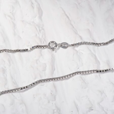 0.6mm Box Chain  Rose Gold 18'' 45cm