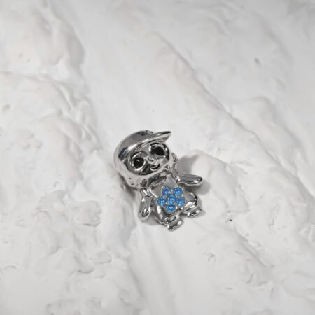 Cute Dude Silver Charm
