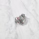 Family with heart and cute baby  Silver Charm.