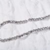 2.5mm Organic Cube Bead Chain Bracelet Unisex 6.5inches