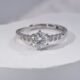 Octagon Opulence  6 Prong 1ct Moissanite Ring