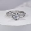 Crown Jewel 1ct Moissanite Ring