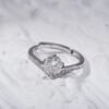 Heart of Ice 1ct Moissanite Ring