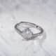 Heart of Ice 1ct Moissanite Ring
