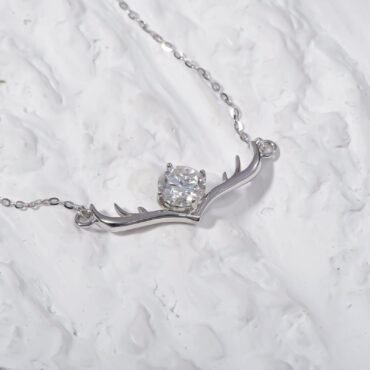 Radiance 4 Prong Moissanite Necklace