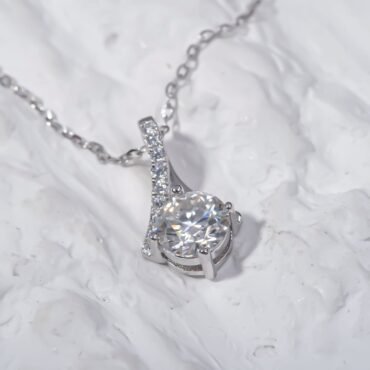 Love Princess Moissanite Necklace