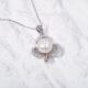 Flower with Pearl Necklace.