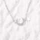 Star and Moon Rose Gold Necklace