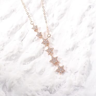 Elegant multiple Stars Rose Gold