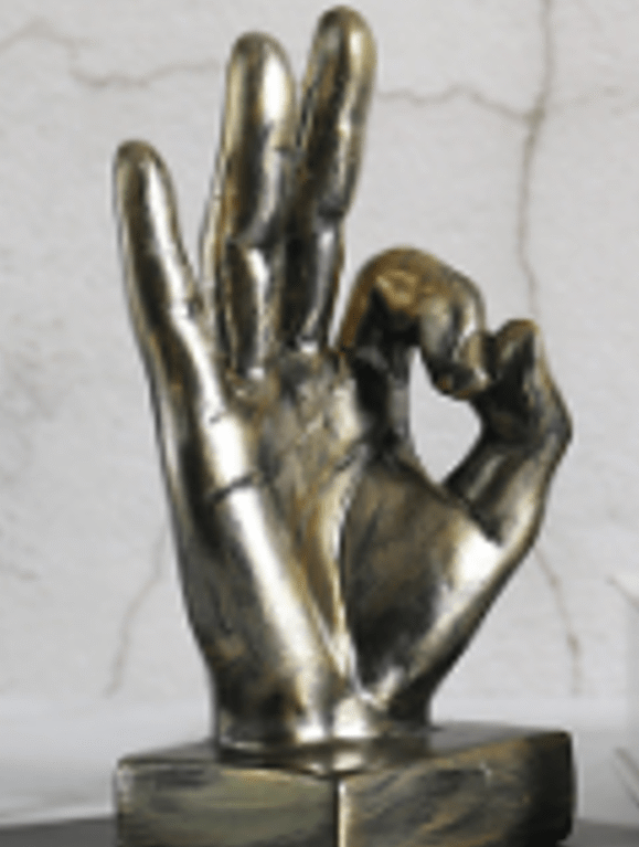 American Creative retro finger-Silver
