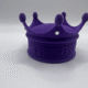 Regal Creative Velvet Mini Jewelry Box - Crown Purple
